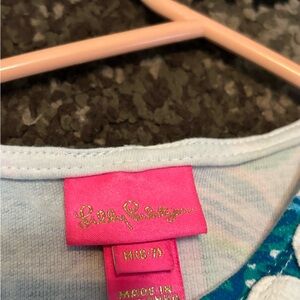 Girls Lilly Pulitzer Pink and Teal dress